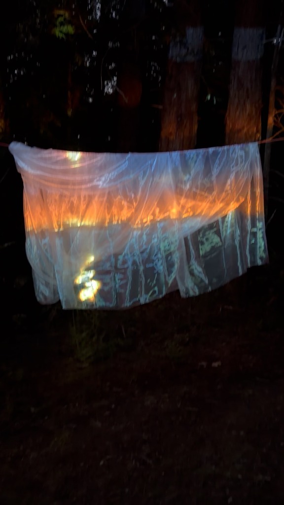 Midnight Sunset Outdoor Fabric Projection